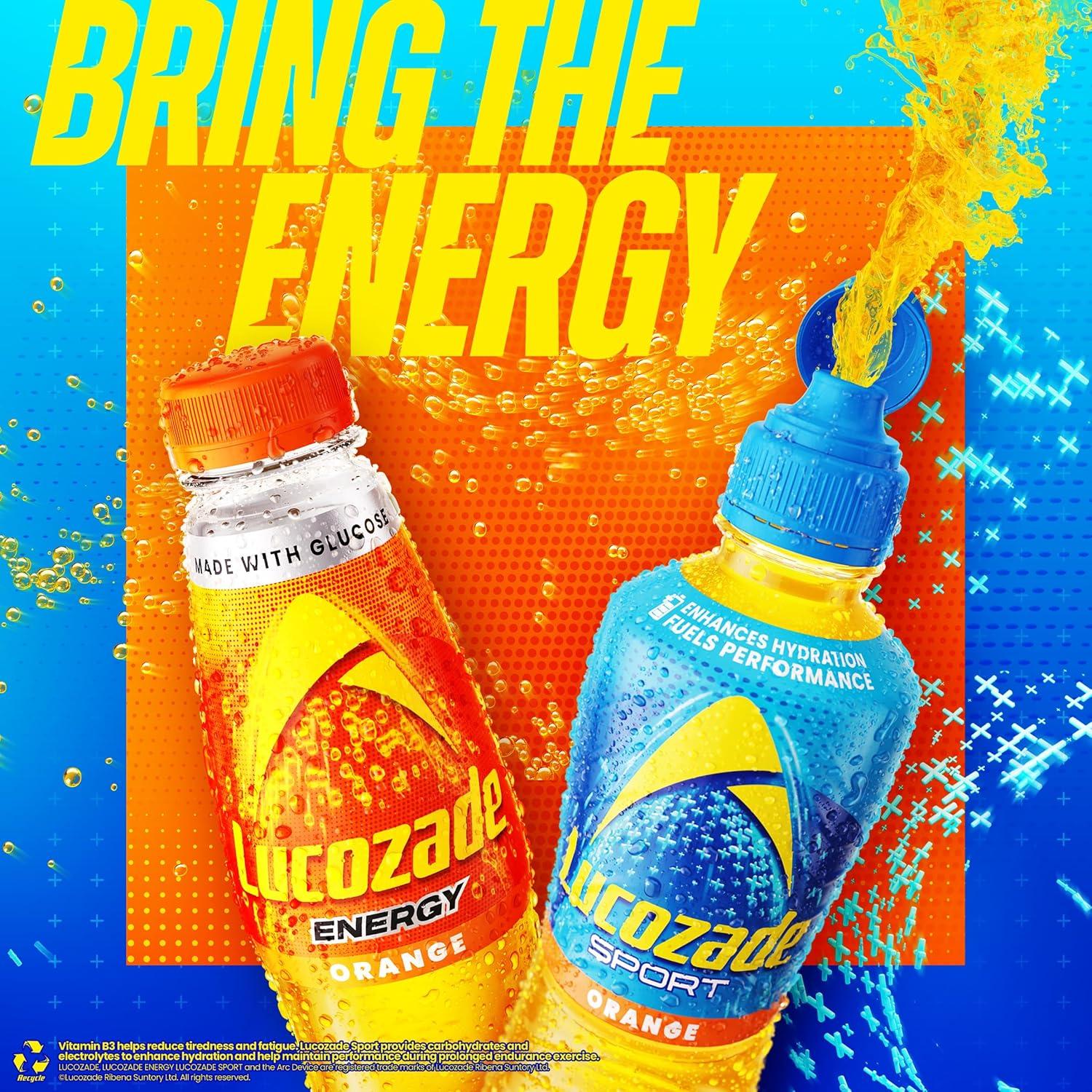 imageLucozade Sport Orange 4 x 500 ml