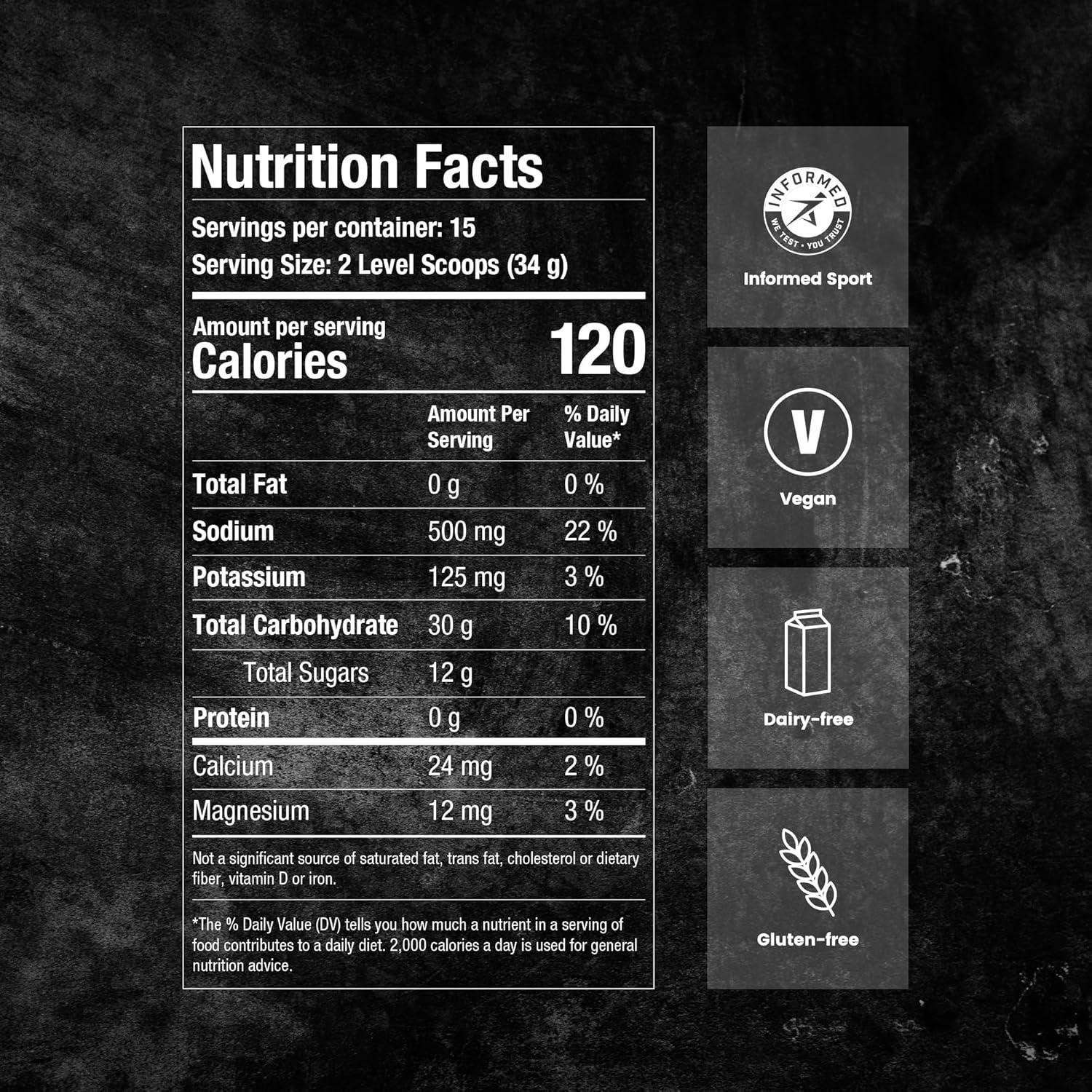 imagePrecision Hydration Carb Only Drink Mix Natural Energy ampamp Carbohydrate Powder Mild Citrus Flavor Up to 120g CarbsLitre Vegan Pack of 2 Carb ampamp Electrolyte Drink MixCarb Electrolyte Drink Mix