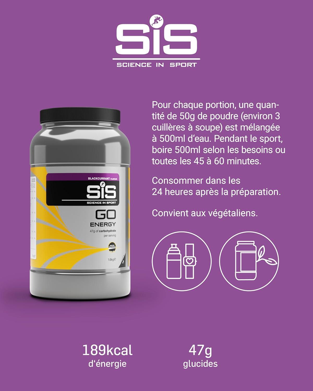 imageScience in Sport Sis GO Energy 16KG BlackcurrantCassis