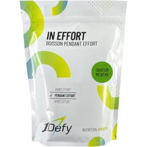 1Defy – In Effort – Boisson isotonique – Boisson pendant effort – Fruits Rouges – 500g(Menthe)