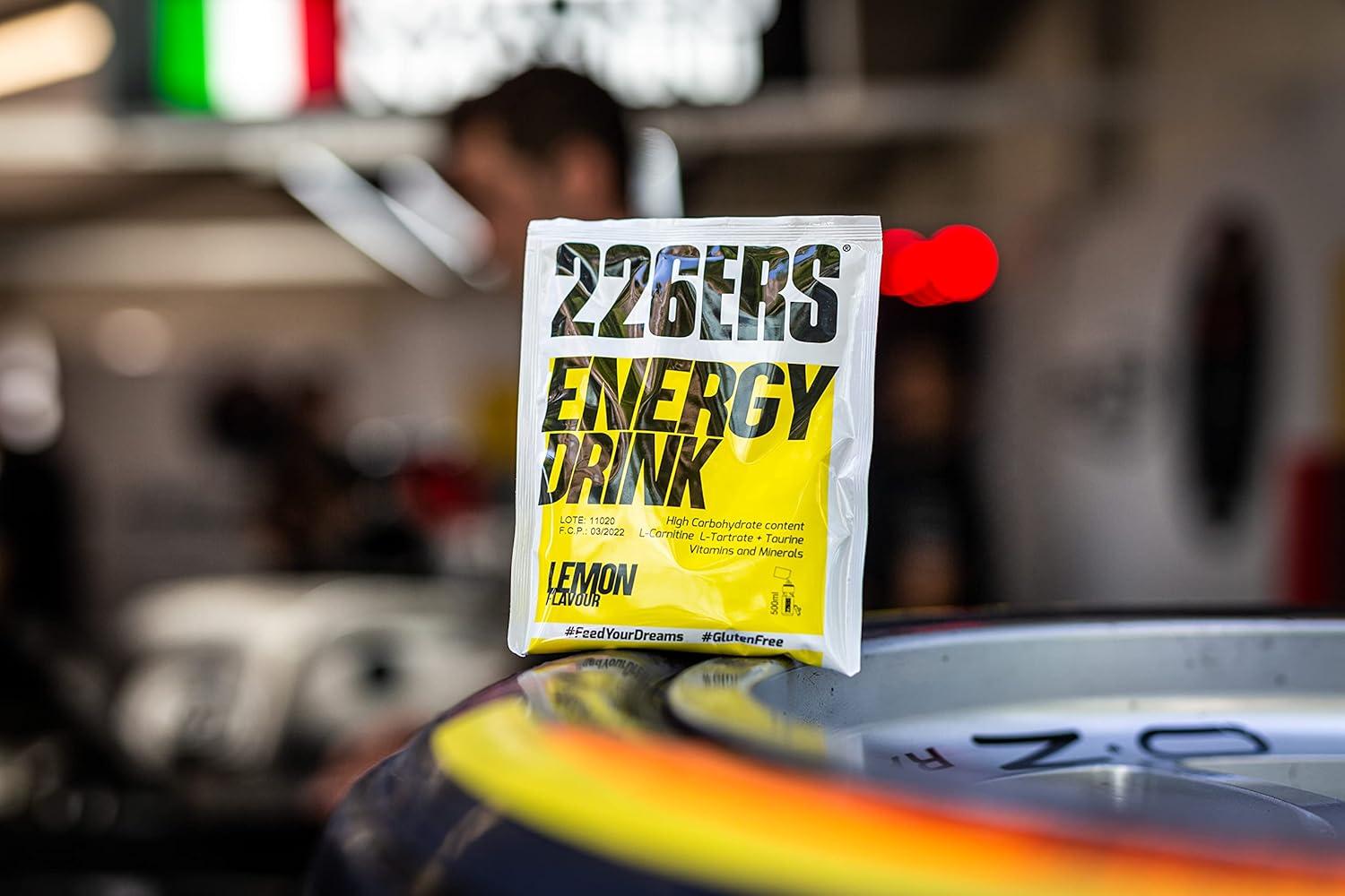 image226ERS Energy Drink Boisson Energtique avec Amylopectine Taurine et LCarnitine Sans Gluten et Sans Lactose Mandarine 500 grCitron