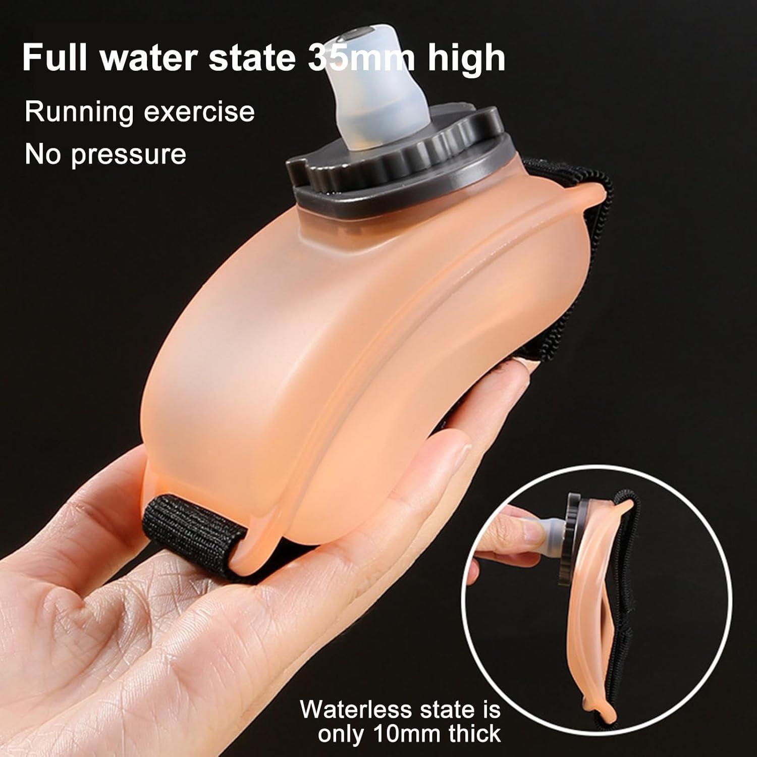 imageGnrique de boisson la sportive sans sans silicone la la main 200 ml de consommation de runnout pour les coureurs et les athltes lger quipement de fitnessOrange