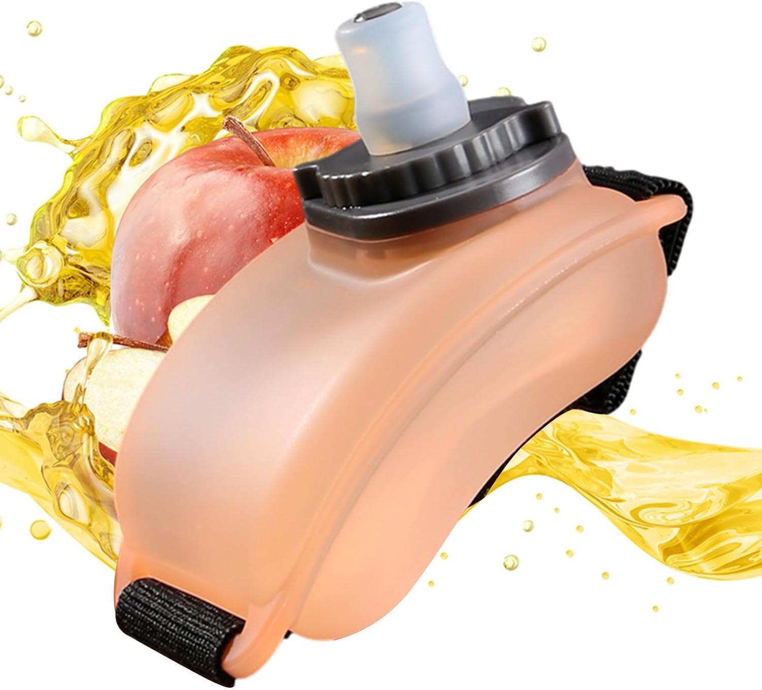 imageGnrique de boisson la sportive sans sans silicone la la main 200 ml de consommation de runnout pour les coureurs et les athltes lger quipement de fitnessOrange