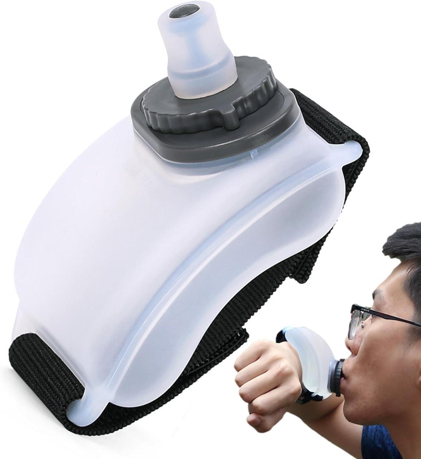 imageGnrique de boisson la sportive sans sans silicone la la main 200 ml de consommation de runnout pour les coureurs et les athltes lger quipement de fitnessWhite