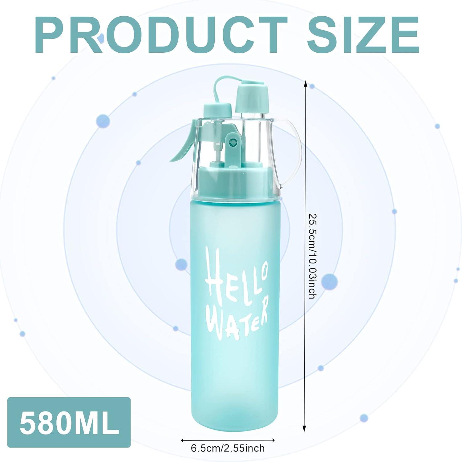 imageJodsen Bouteille deau de Sports BrumisationPortative Pulvrisation Spray Bouilloire de 580 ml avec Paille Retournerpour Cyclisme Escalade Fitness Randonne Course Pied Alpinisme Bleu Givr580mlbleu Givr