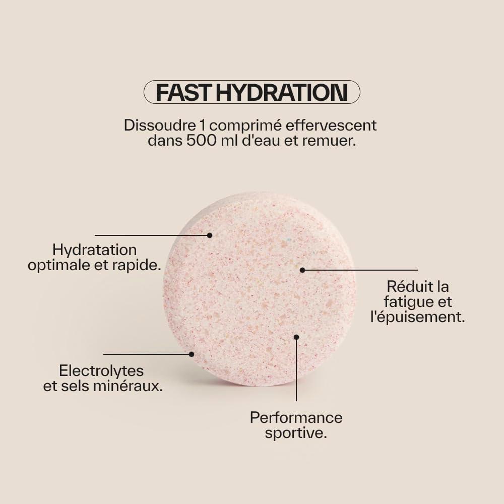 imageNDL ProHealth Fast Hydration Comprims effervescents hydratation rapide lectrolytes et sels minraux pour le sport rduit la fatigue et lpuisement saveur orange pack de 2 40 comprimsOrange