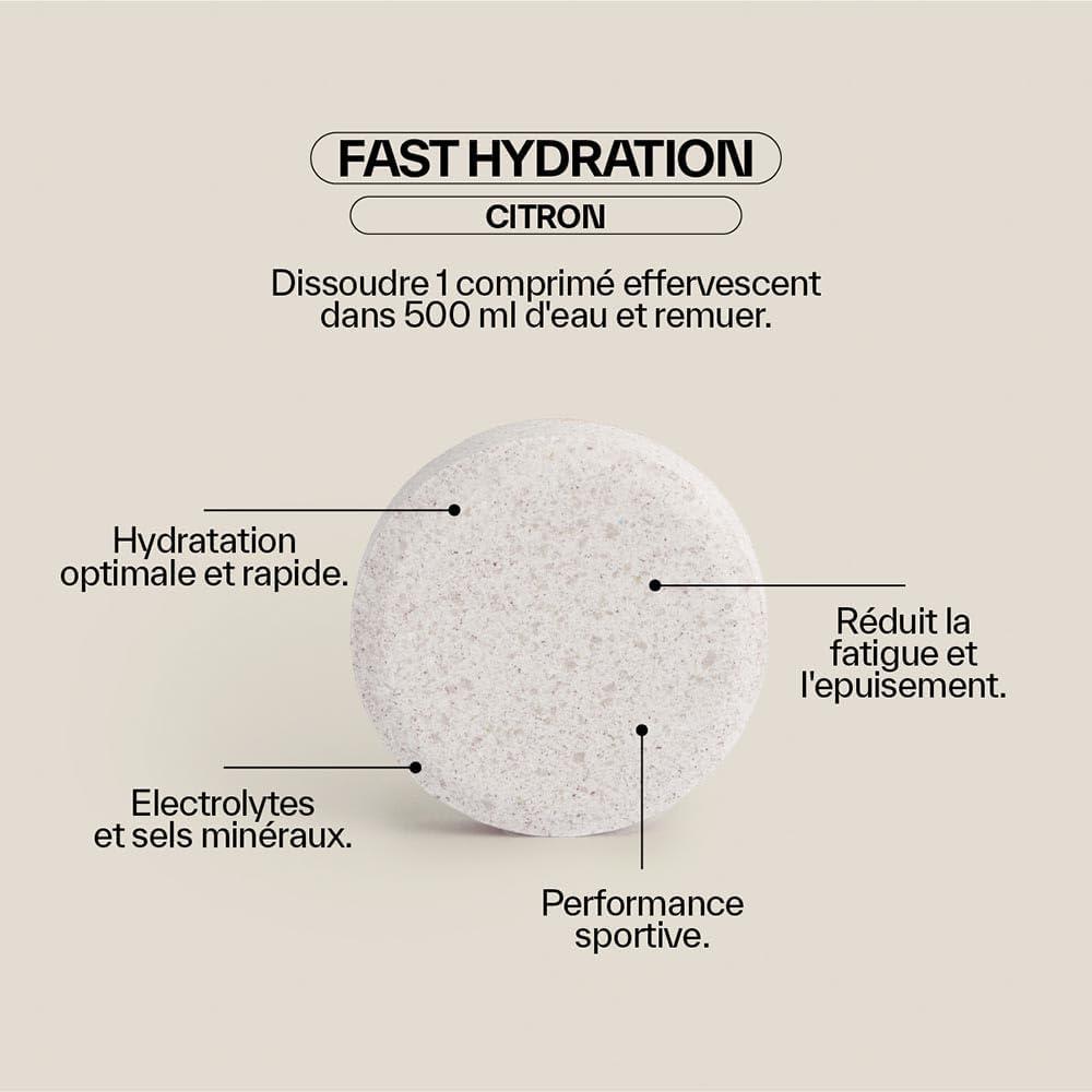imageNDL ProHealth Fast Hydration Comprims effervescents hydratation rapide lectrolytes et sels minraux pour le sport rduit la fatigue et lpuisement saveur orange pack de 2 40 comprimsCitron
