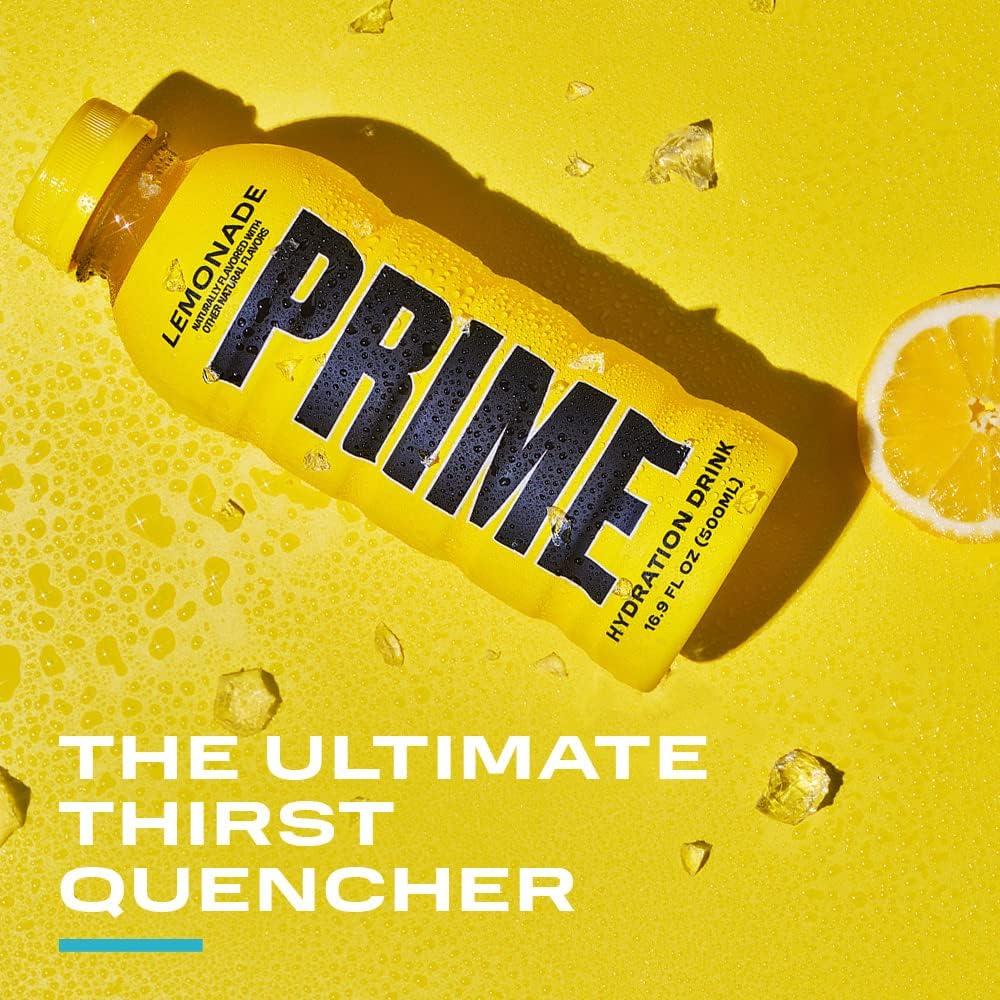 imagePRIME Hydration Berry Freeze Lot de 12 boissons pour sportifs lectrolytes amliors pour une hydratation ultime 250 mg de BCAA vitamines B antioxydants faible sucre 50 mlLimonade