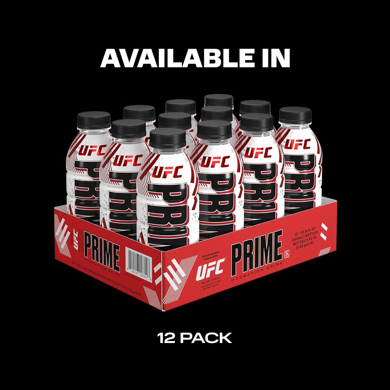 imagePRIME Hydration Berry Freeze Lot de 12 boissons pour sportifs lectrolytes amliors pour une hydratation ultime 250 mg de BCAA vitamines B antioxydants faible sucre 50 mlUFC