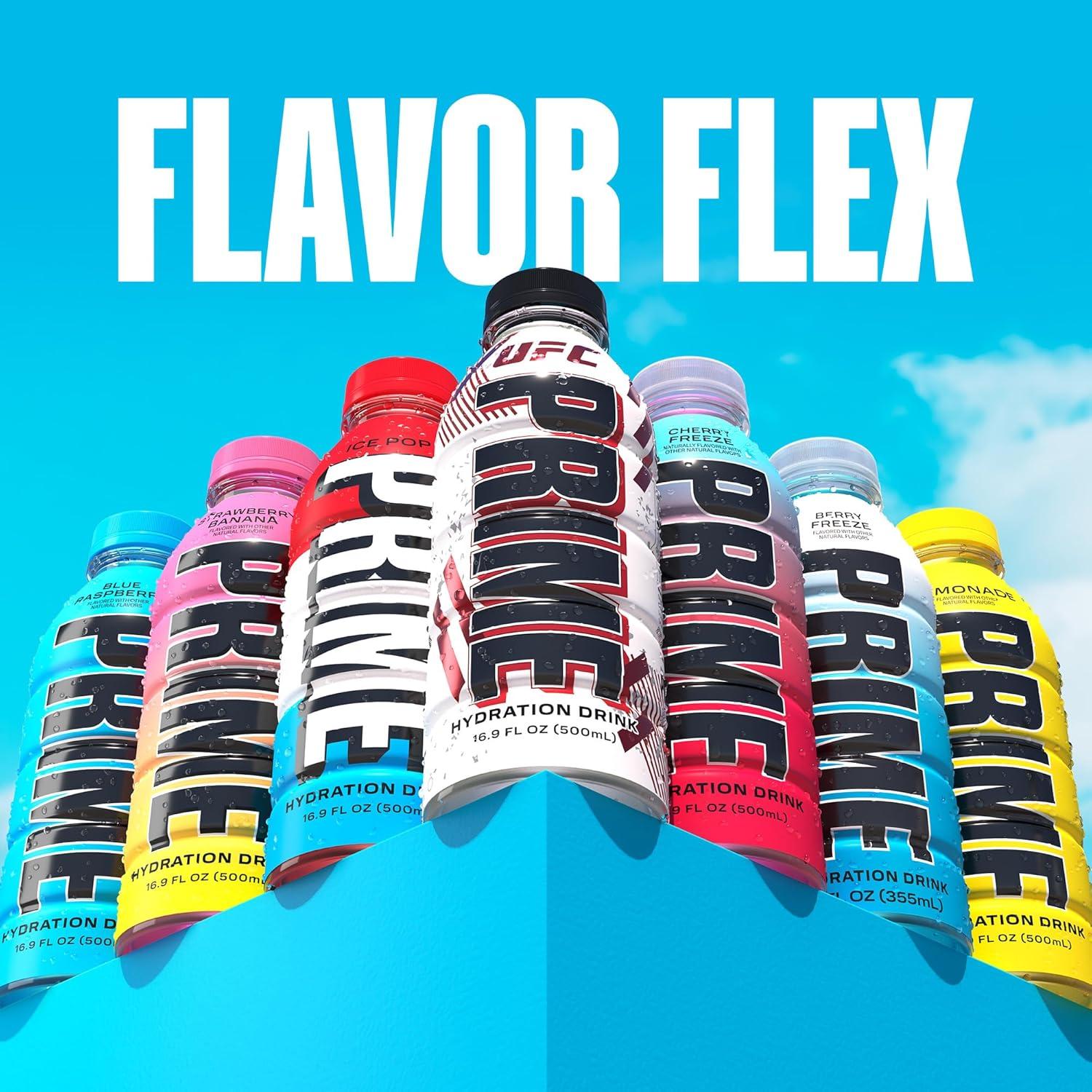 imagePRIME Hydration Berry Freeze Lot de 12 boissons pour sportifs lectrolytes amliors pour une hydratation ultime 250 mg de BCAA vitamines B antioxydants faible sucre 50 mlUFC
