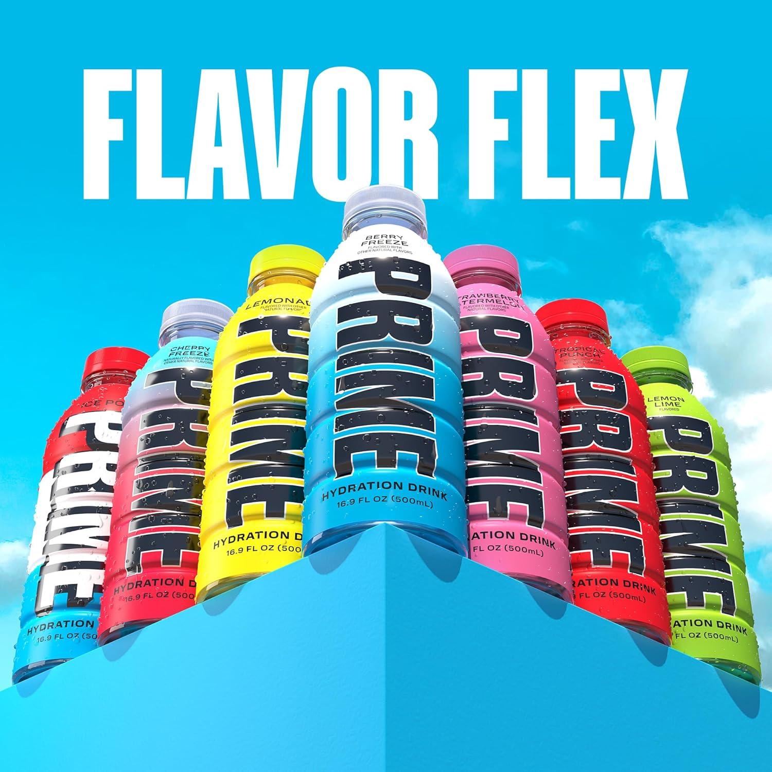 imagePRIME Hydration Berry Freeze Lot de 12 boissons pour sportifs lectrolytes amliors pour une hydratation ultime 250 mg de BCAA vitamines B antioxydants faible sucre 50 mlCONGELATION DES BAIES