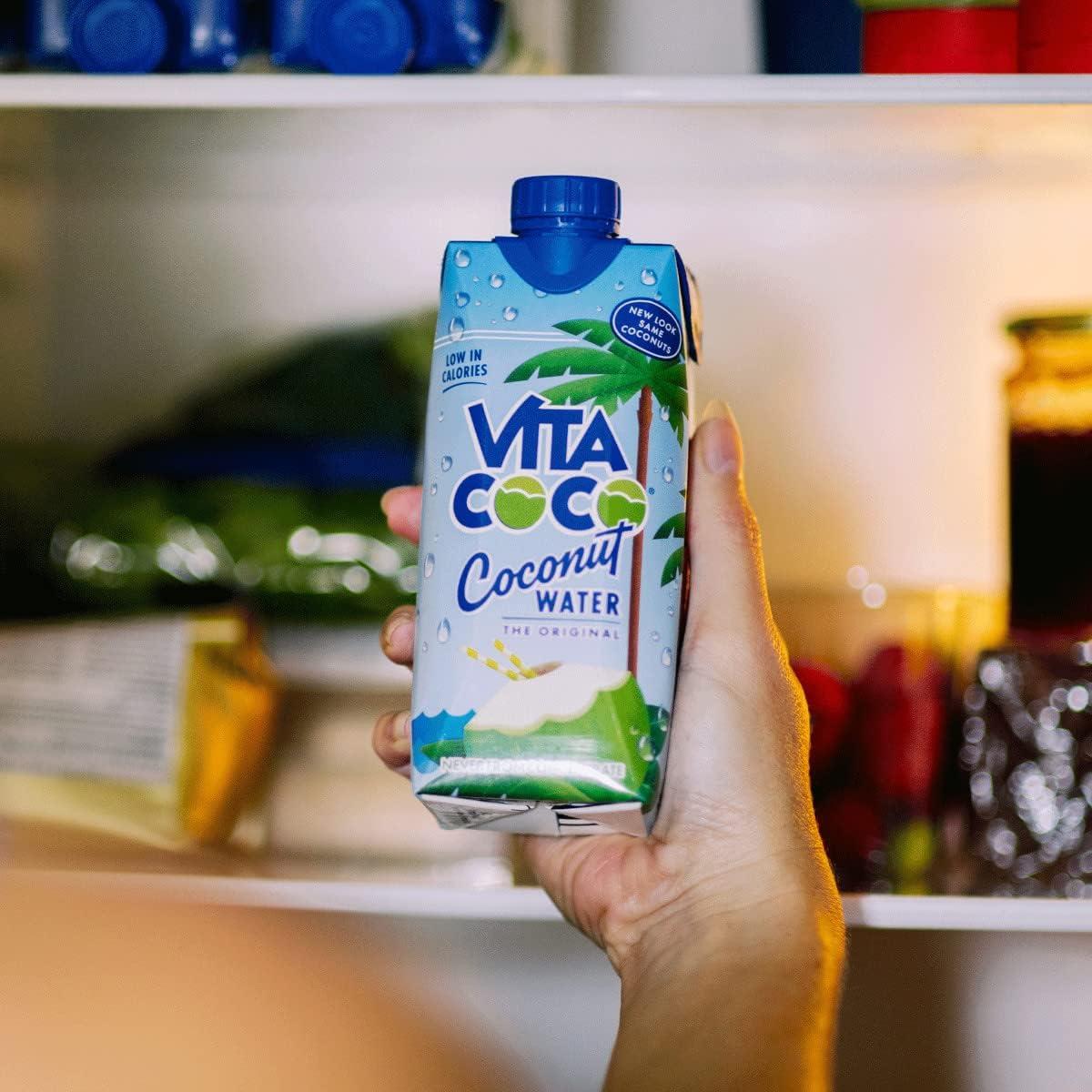 imageVita Coco Eau de Coco Originale 12x330ml Riche en lectrolytes Sans Gluten Riche en Vitamine C et en Potassium