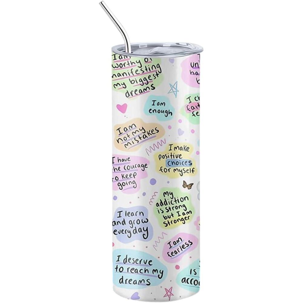 imageGnrique Tasse Isole avec Paille  Bouteille dEau avec Citations Motivantes 900 Ml  Gobelet Isolant Rsistant  la Chaleur pour Boissons Jus Caf Th  Utilisation Nomade Et SportiveBeige