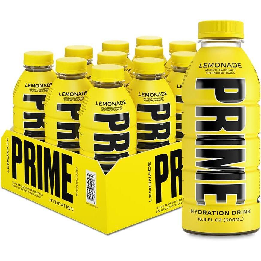 imagePRIME Hydration Berry Freeze Lot de 12 boissons pour sportifs lectrolytes amliors pour une hydratation ultime 250 mg de BCAA vitamines B antioxydants faible sucre 50 mlLimonade