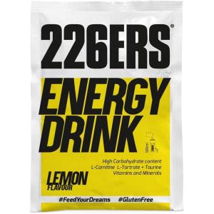 226ERS Energy Drink | Boisson Energétique avec Amylopectine, Taurine et L-Carnitine, Sans Gluten et Sans Lactose, Mandarine – 500 gr(Citron)