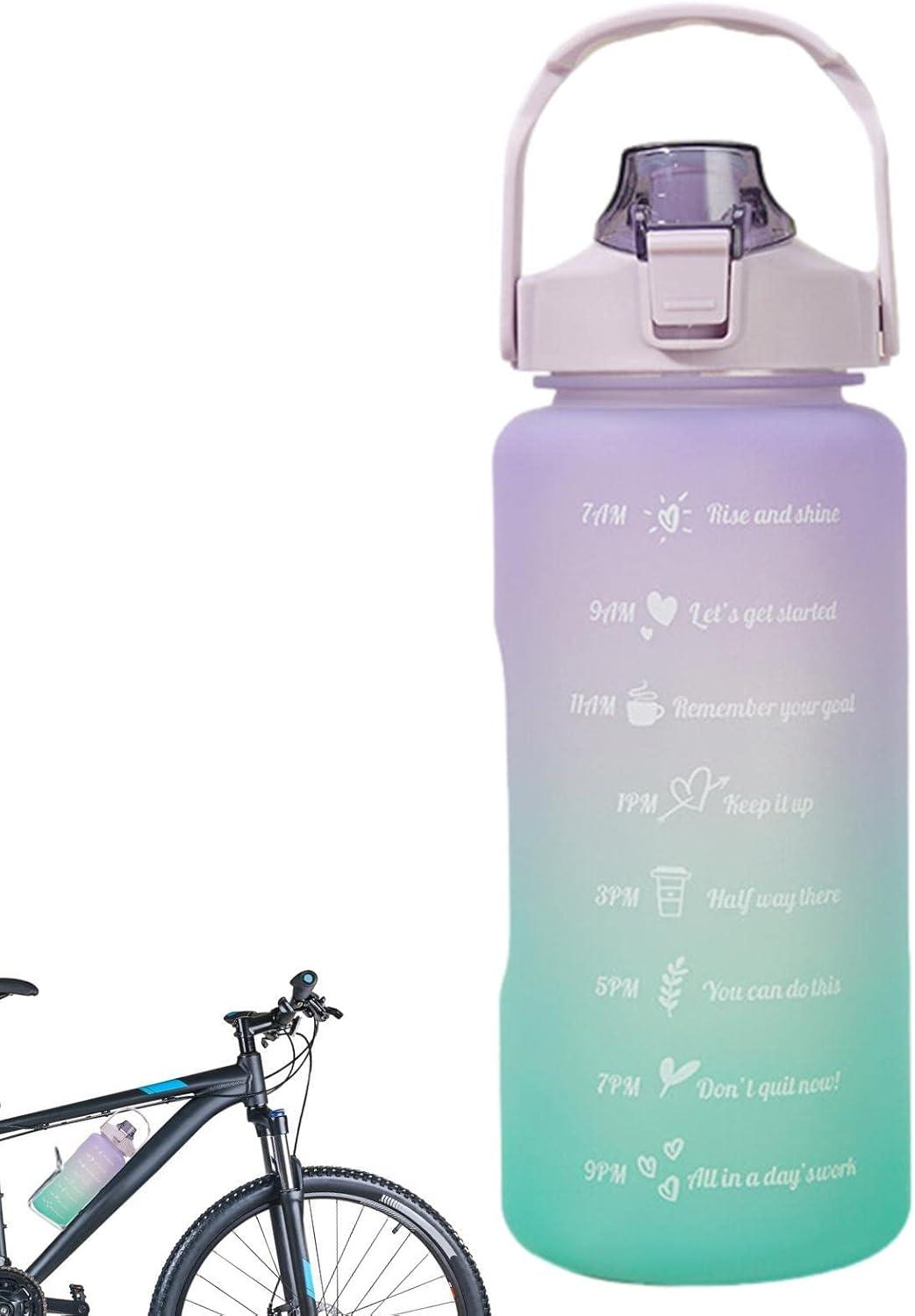 imageGourde 2L Gradue Motivation avec Marqueur Paille et Poigne Idale pour le Camping la Randonne la Course et les Voyages Cadeau pour les CampeursDgrad Violet