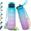 32oz-1000ml | Paille | Bleu + Violet