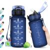 17oz-500ml | Paille | Mat Bleu