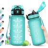 17oz-500ml | Paille | Mat Bleu-vert