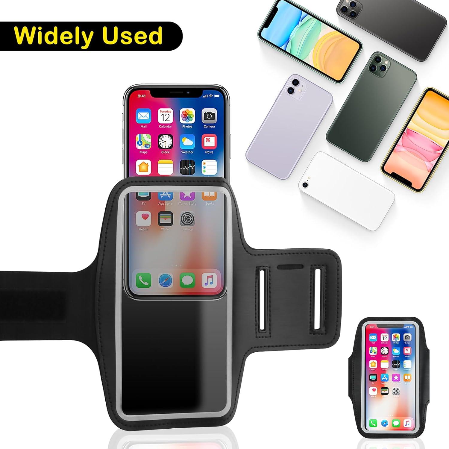 imageBrassard de Sport Brassard de Course avec Poche couteur Brassard de Tlphone Portable Rsistant leau pour Tous Les Smartphones Smartphone Running Brassard pour Coureurs Gym Jogging