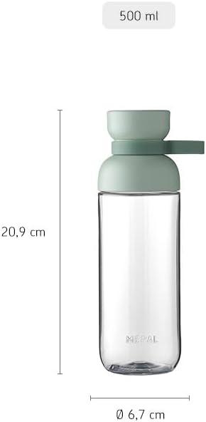 imageMepal Bouteille deau Vita Grande bouteille deau 2 ouvertures pour boire plus facilement Bouteille rechargeable Gourde de sport 900 ml Nordic blueVivid Mauve