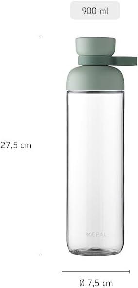 imageMepal Bouteille deau Vita Grande bouteille deau 2 ouvertures pour boire plus facilement Bouteille rechargeable Gourde de sport 900 ml Nordic blueNordic Blue