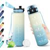 32oz-1000ml | Blanc + Bleu Clair