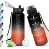 50oz-1500ml | Noir + Rouge