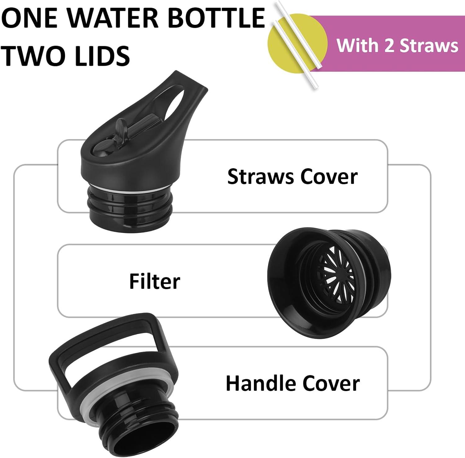 image:imageGourde Isotherme Gourde 750 ml Sans BPA Bouteille Isotherme Anti Fuite Bouteille Inox Double Isolation Facile Nettoyer Bouteille deau pour Sport Camping Yoga RandonneRunningPoudre Jaune
