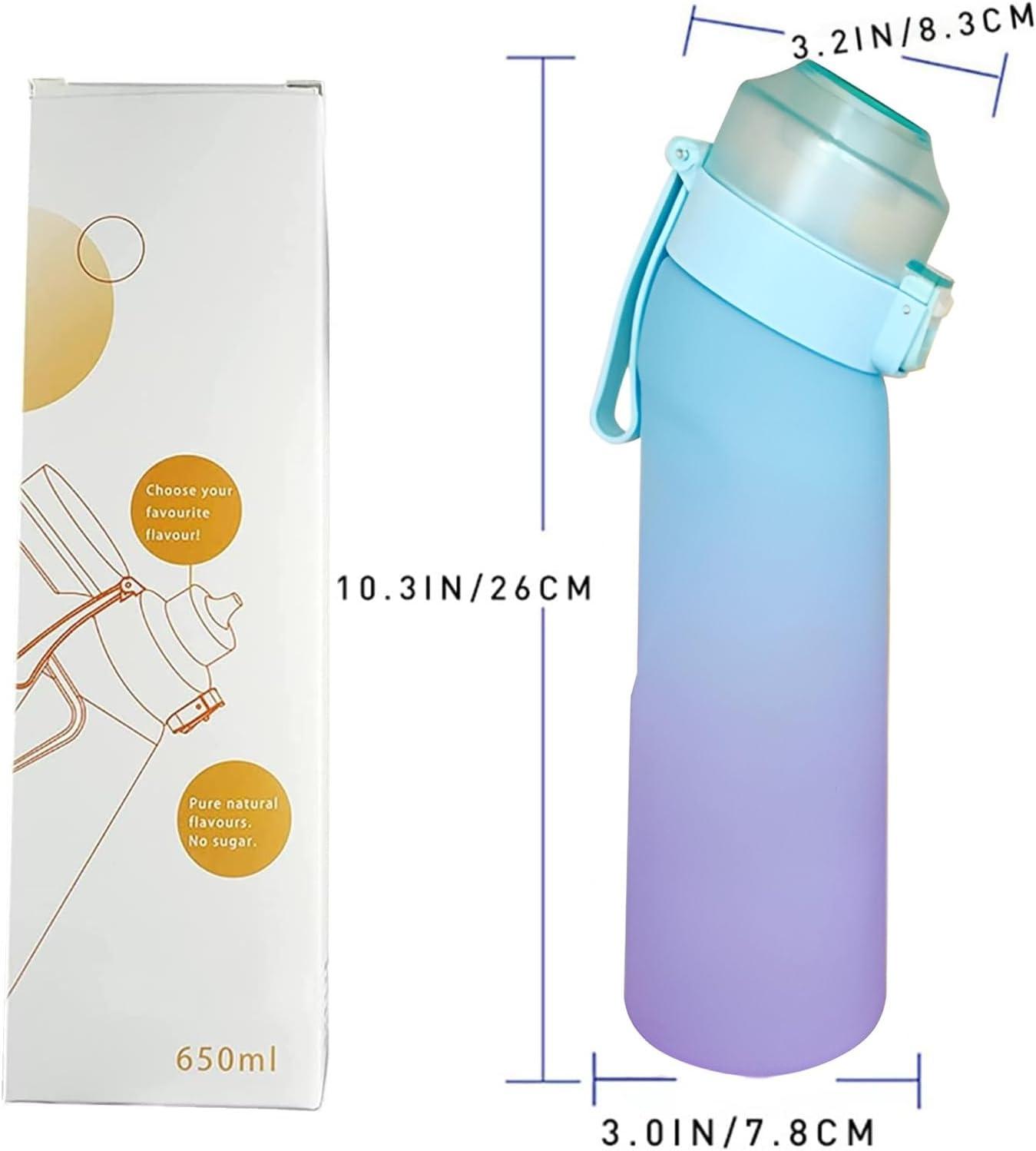 image:imageGourde Sport avec Lot de 7 capsules aromatiques pour bouteille deau Pods parfums pour eau aromatique 0 sucre Sans BPA bouteille deau tanche pour gym bureau course pied Style 3Style 4