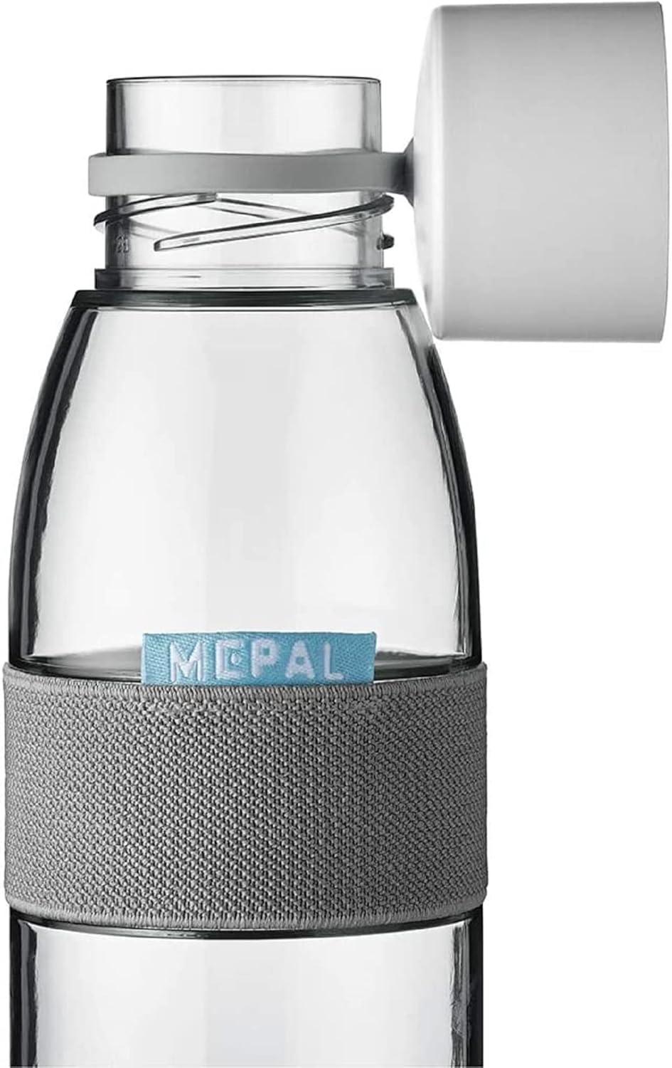 image:imageMepal Bouteille dEau Ellipse Bouteille dEau Rutilisable Bouteille tanche pour Boissons Gazeuses Sans BPA 500 ml Nordic blue03 Noir Nordique