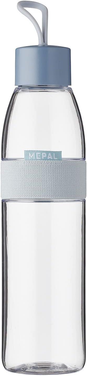 image:imageMepal Bouteille dEau Ellipse Bouteille dEau Rutilisable Bouteille tanche pour Boissons Gazeuses Sans BPA 500 ml Nordic blueNordic Blue