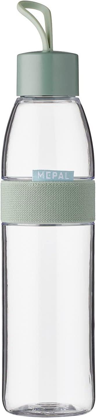 image:imageMepal Bouteille dEau Ellipse Bouteille dEau Rutilisable Bouteille tanche pour Boissons Gazeuses Sans BPA 500 ml Nordic blueNordic Sage