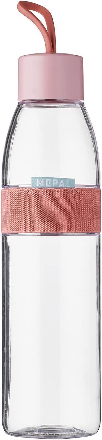 image:imageMepal Bouteille dEau Ellipse Bouteille dEau Rutilisable Bouteille tanche pour Boissons Gazeuses Sans BPA 500 ml Nordic blueVivid Mauve