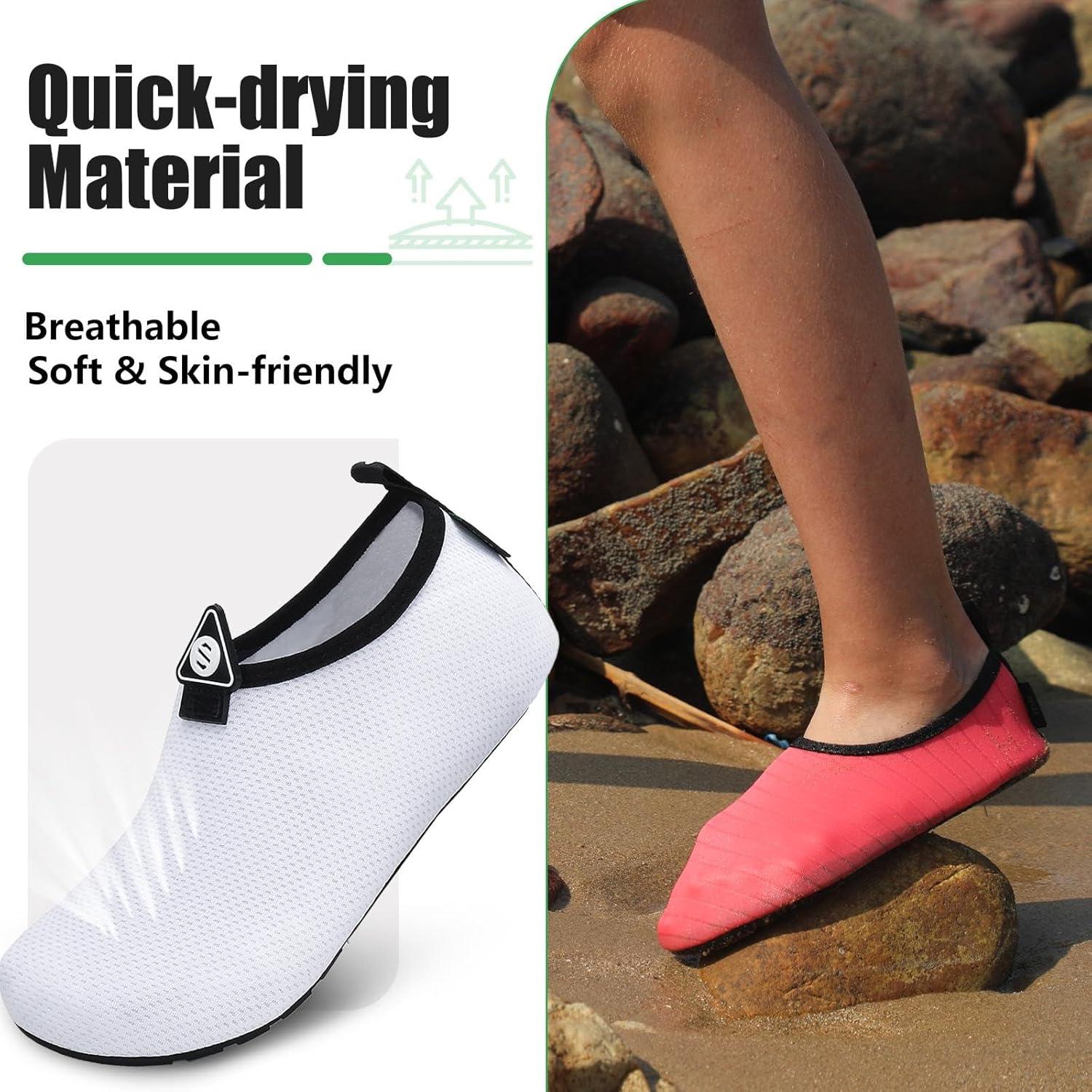 image:imageSAGUARO Chaussures pour Sport Aquatique Mixte AdulteBlanc Marguerite
