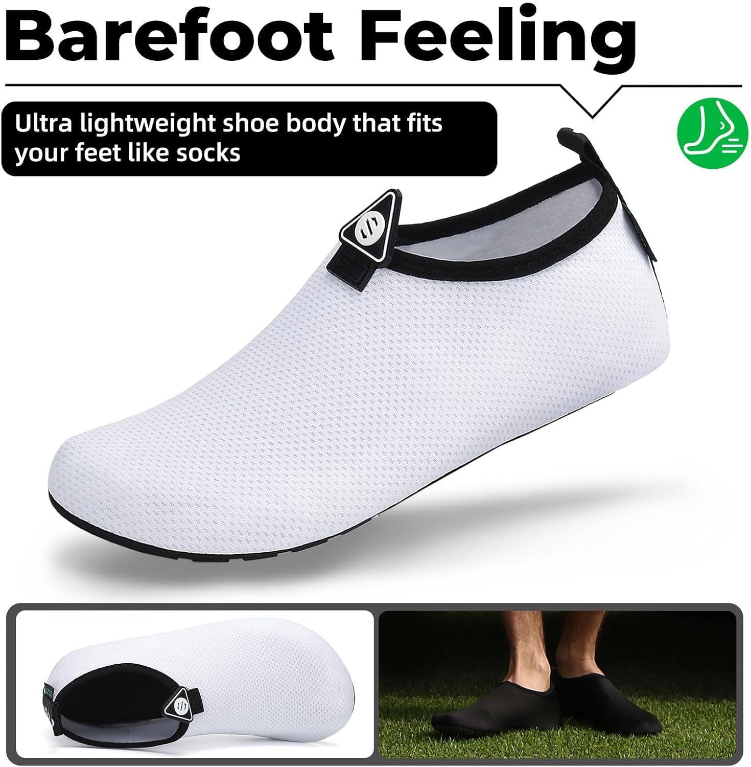 image:imageSAGUARO Chaussures pour Sport Aquatique Mixte AdulteBlanche Neige