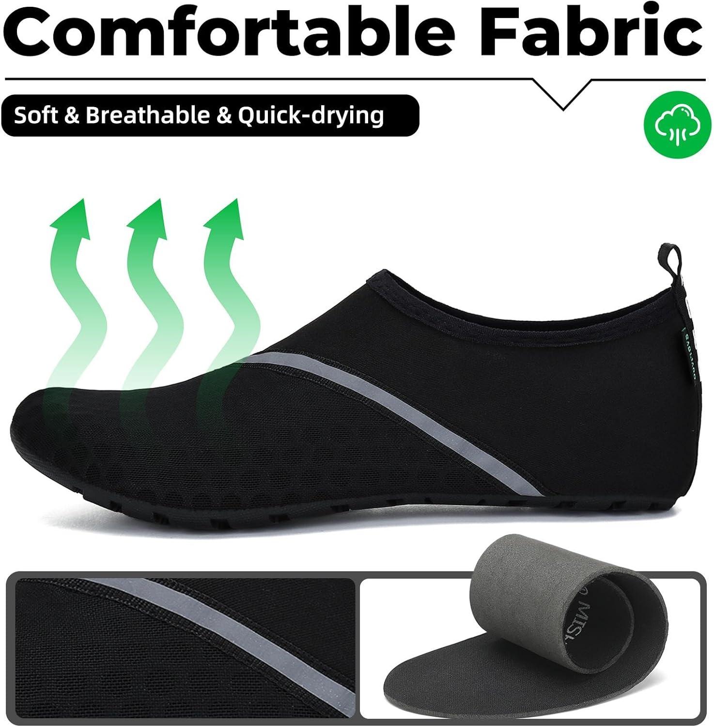 image:imageSAGUARO Chaussures pour Sport Aquatique Mixte AdulteHuile Noir