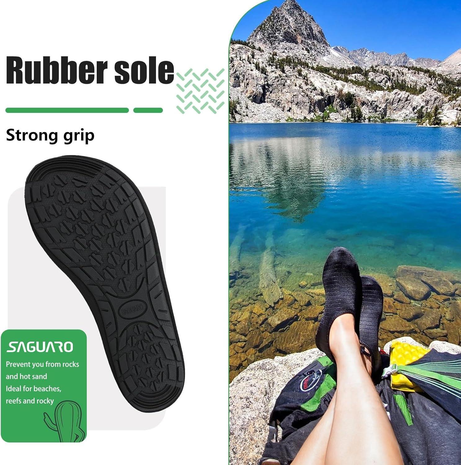 image:imageSAGUARO Chaussures pour Sport Aquatique Mixte AdulteNoir