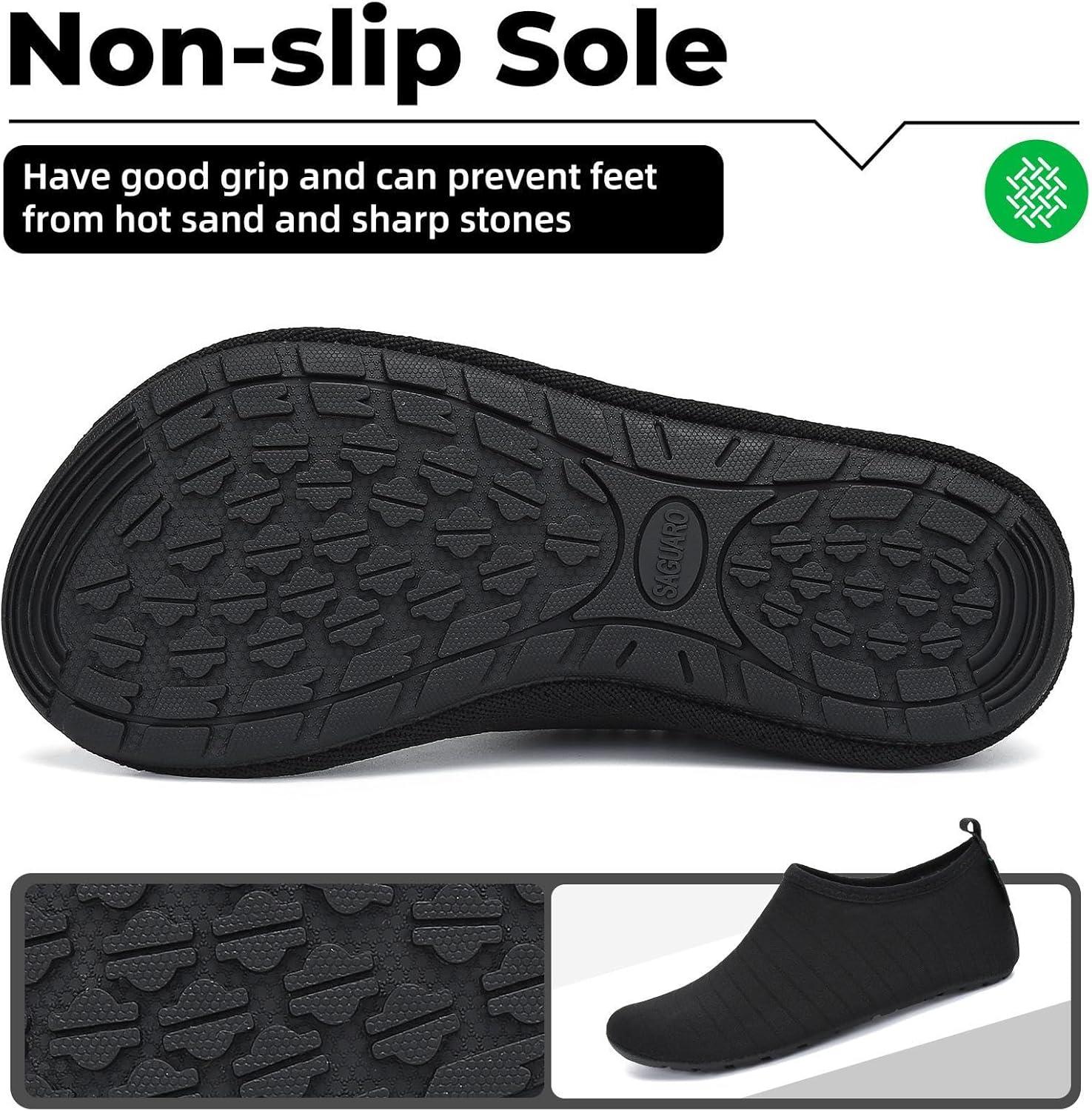 image:imageSAGUARO Chaussures pour Sport Aquatique Mixte AdulteNoir Charbon