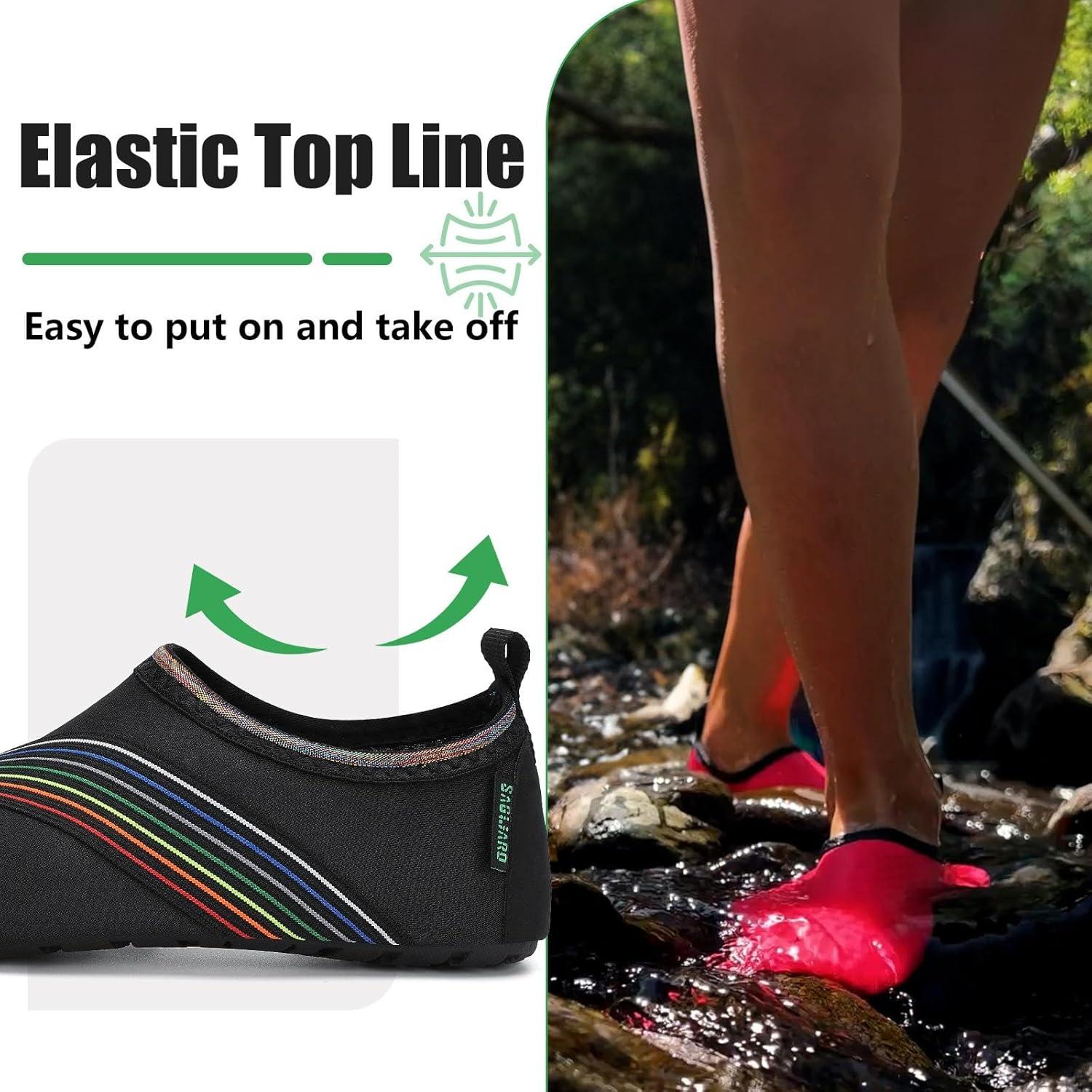 image:imageSAGUARO Chaussures pour Sport Aquatique Mixte AdulteNoir Minuit