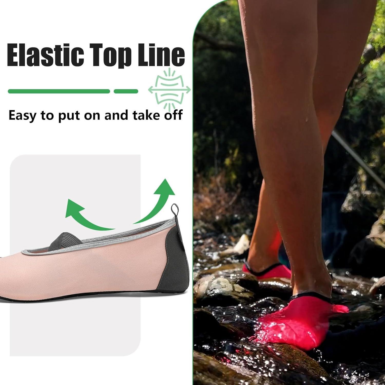 image:imageSAGUARO Chaussures pour Sport Aquatique Mixte AdulteRose Ple