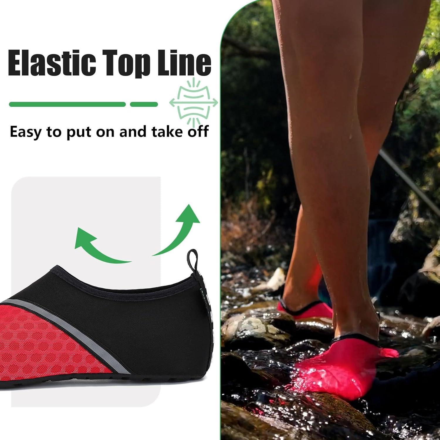image:imageSAGUARO Chaussures pour Sport Aquatique Mixte AdulteRouge