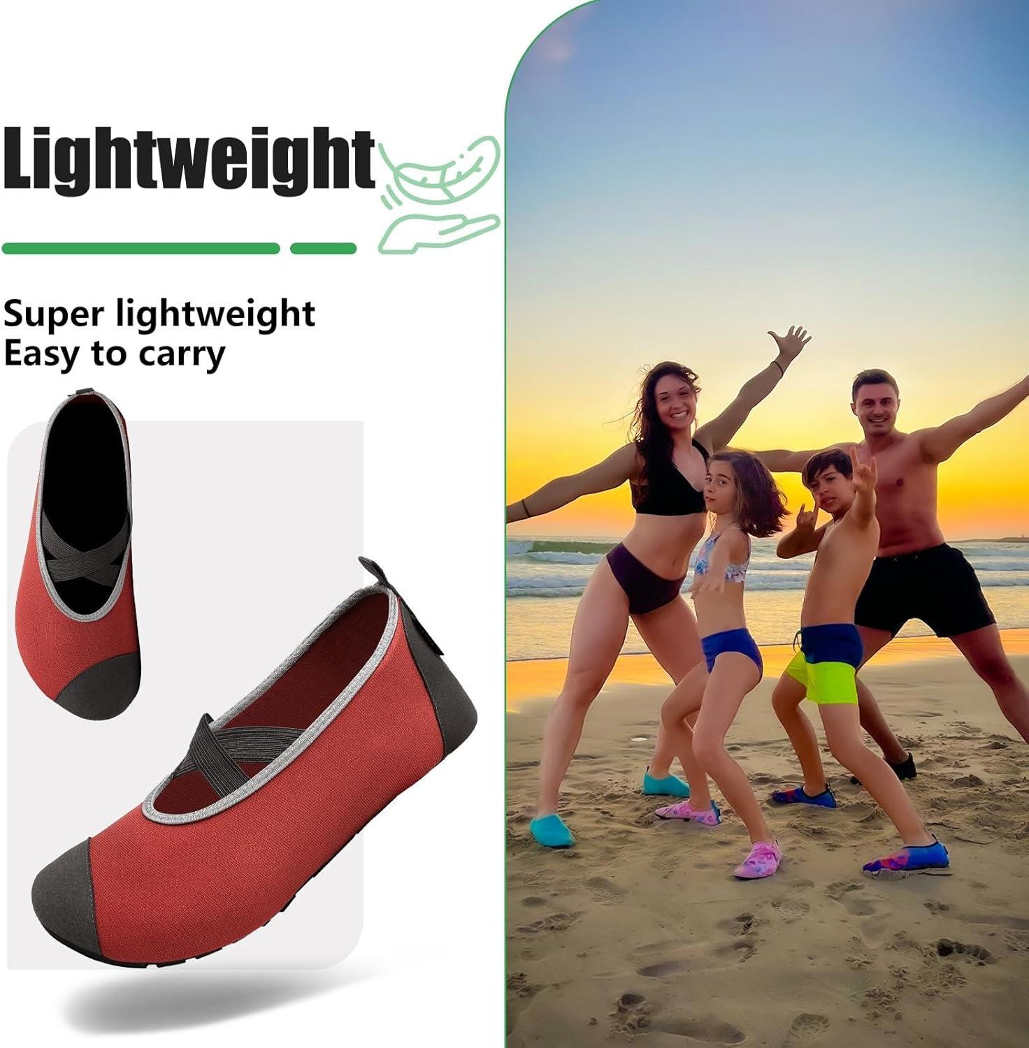 image:imageSAGUARO Chaussures pour Sport Aquatique Mixte AdulteRouge Pomme