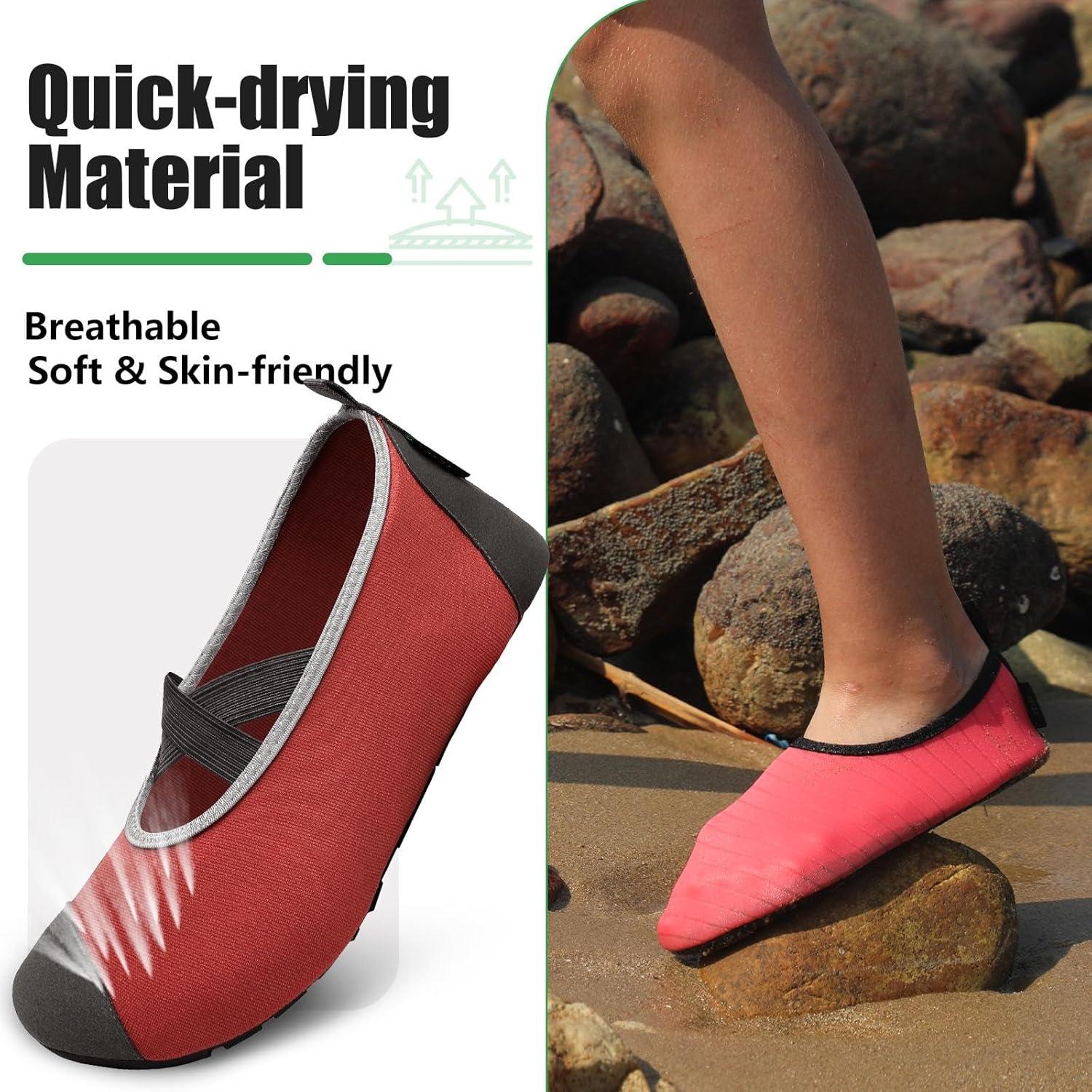 image:imageSAGUARO Chaussures pour Sport Aquatique Mixte AdulteRouge Pomme