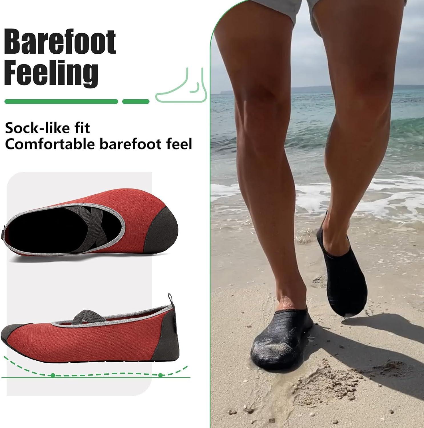 image:imageSAGUARO Chaussures pour Sport Aquatique Mixte AdulteRouge Pomme
