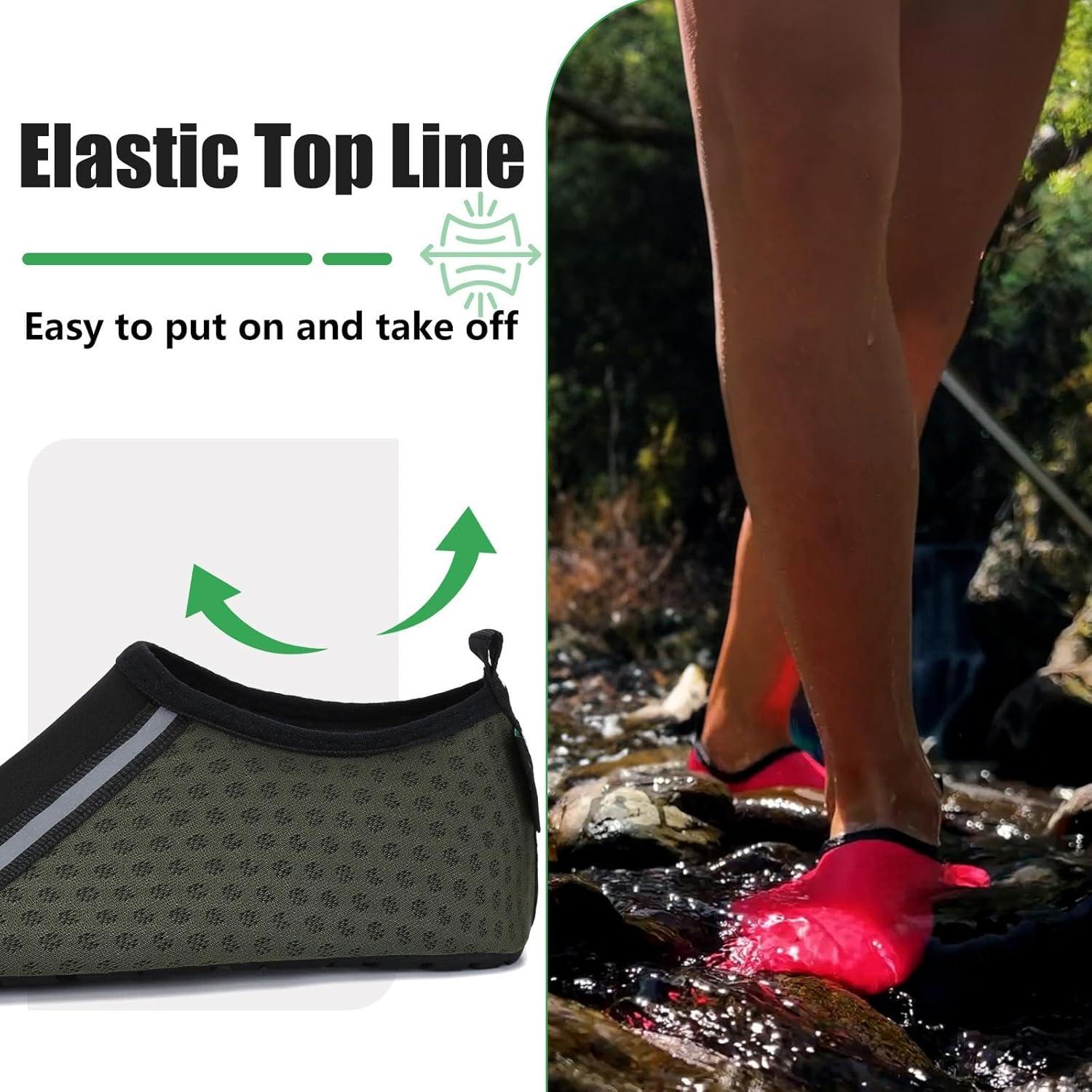 image:imageSAGUARO Chaussures pour Sport Aquatique Mixte AdulteVert Algue