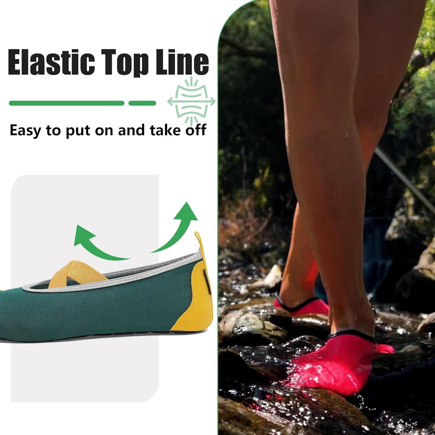 image:imageSAGUARO Chaussures pour Sport Aquatique Mixte AdulteVert Sapin