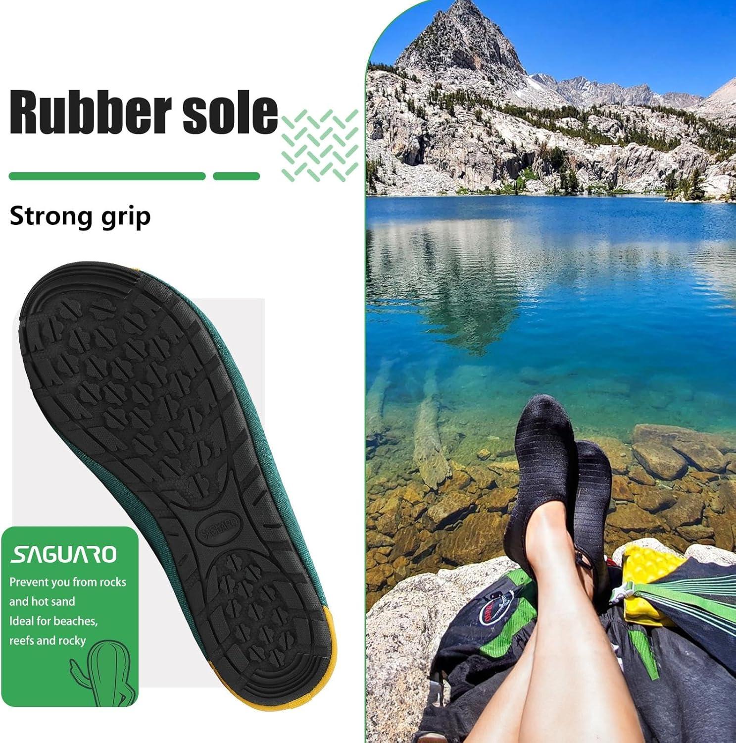image:imageSAGUARO Chaussures pour Sport Aquatique Mixte AdulteVert Sapin