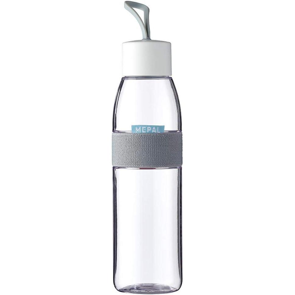 image:imageMepal Bouteille dEau Ellipse Bouteille dEau Rutilisable Bouteille tanche pour Boissons Gazeuses Sans BPA 500 ml Nordic blueBlanc