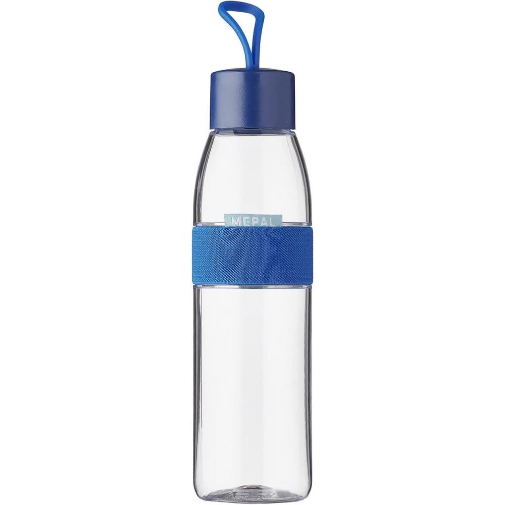 image:imageMepal Bouteille dEau Ellipse Bouteille dEau Rutilisable Bouteille tanche pour Boissons Gazeuses Sans BPA 500 ml Nordic blueVivid Blue